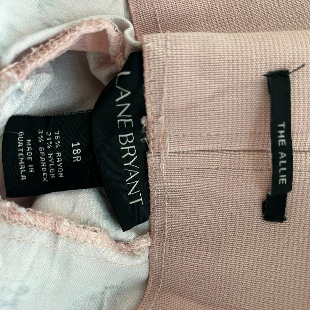 NWOT Lane Bryant The Allie Floral Print Ankle Pants Size 18 Style 1092918 - Picture 9 of 10